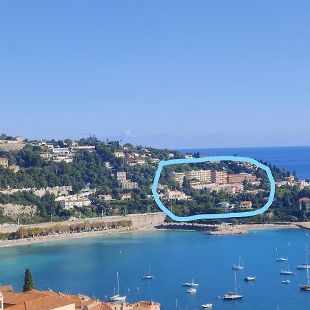 Vintage Flat Overlooking Villefranche Bay Apartment Exterior photo